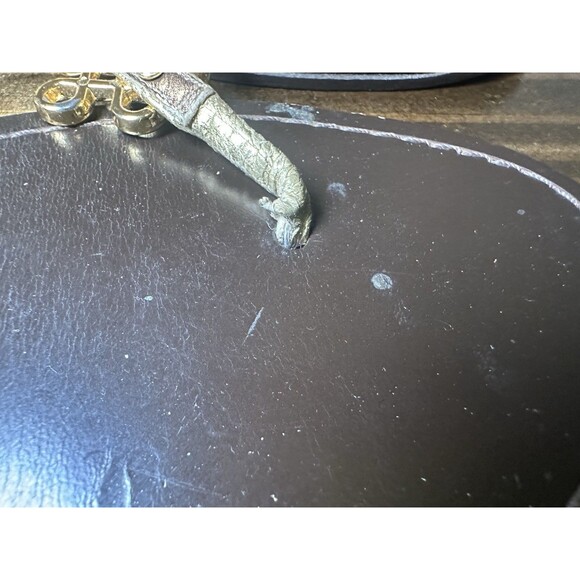 Diane Von Furstenberg Gold Brown Flat‎ Thong Sandals Ankle Strap Women's 8.5 - Picture 11 of 13